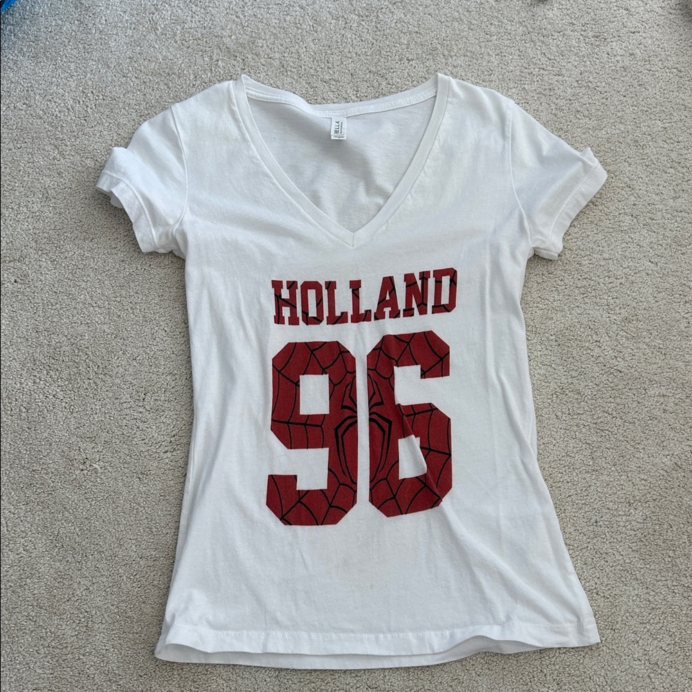 Tom Holland 96 Spider-Man Disney shirt